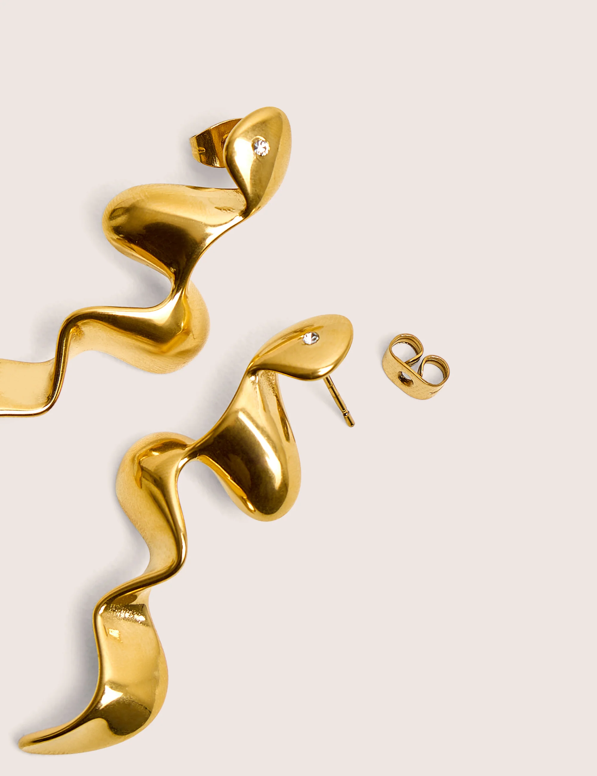 Abstract Swirl Earrings - Image 3