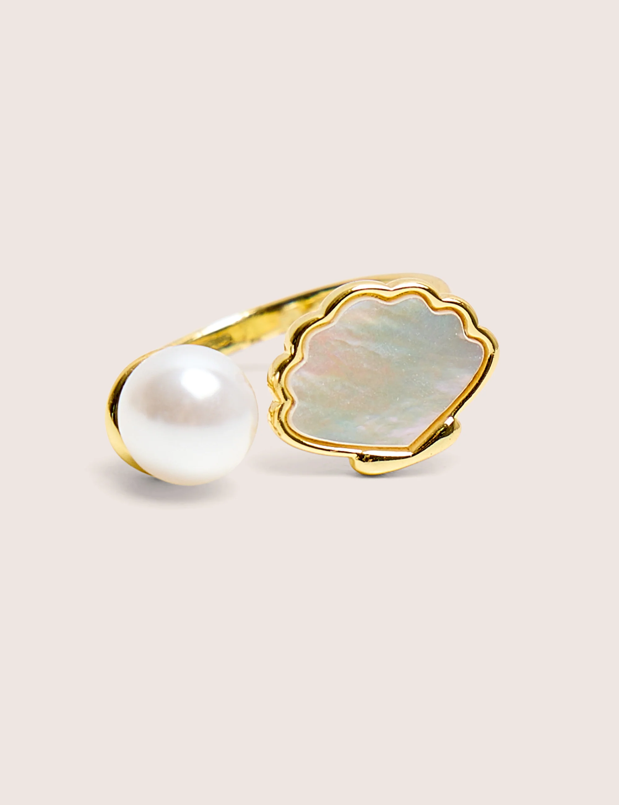 Adjustable Pearl Ring - Image 3