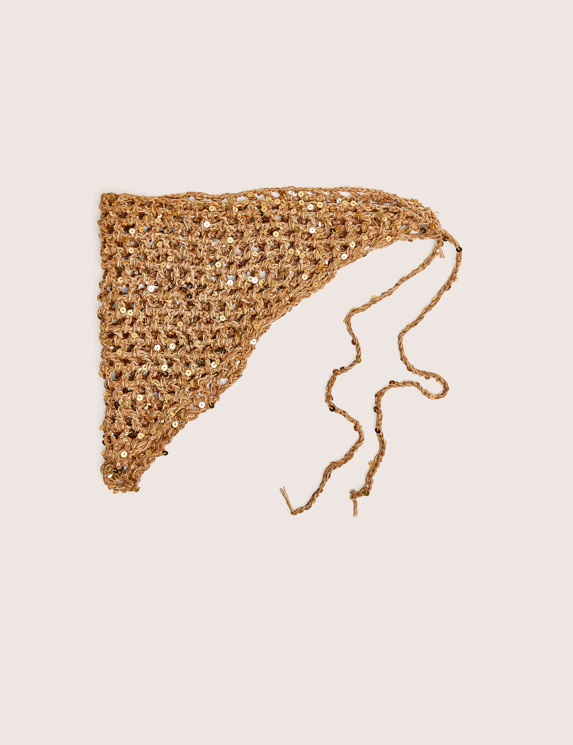 Crochet Bandana in Gold - Image 3