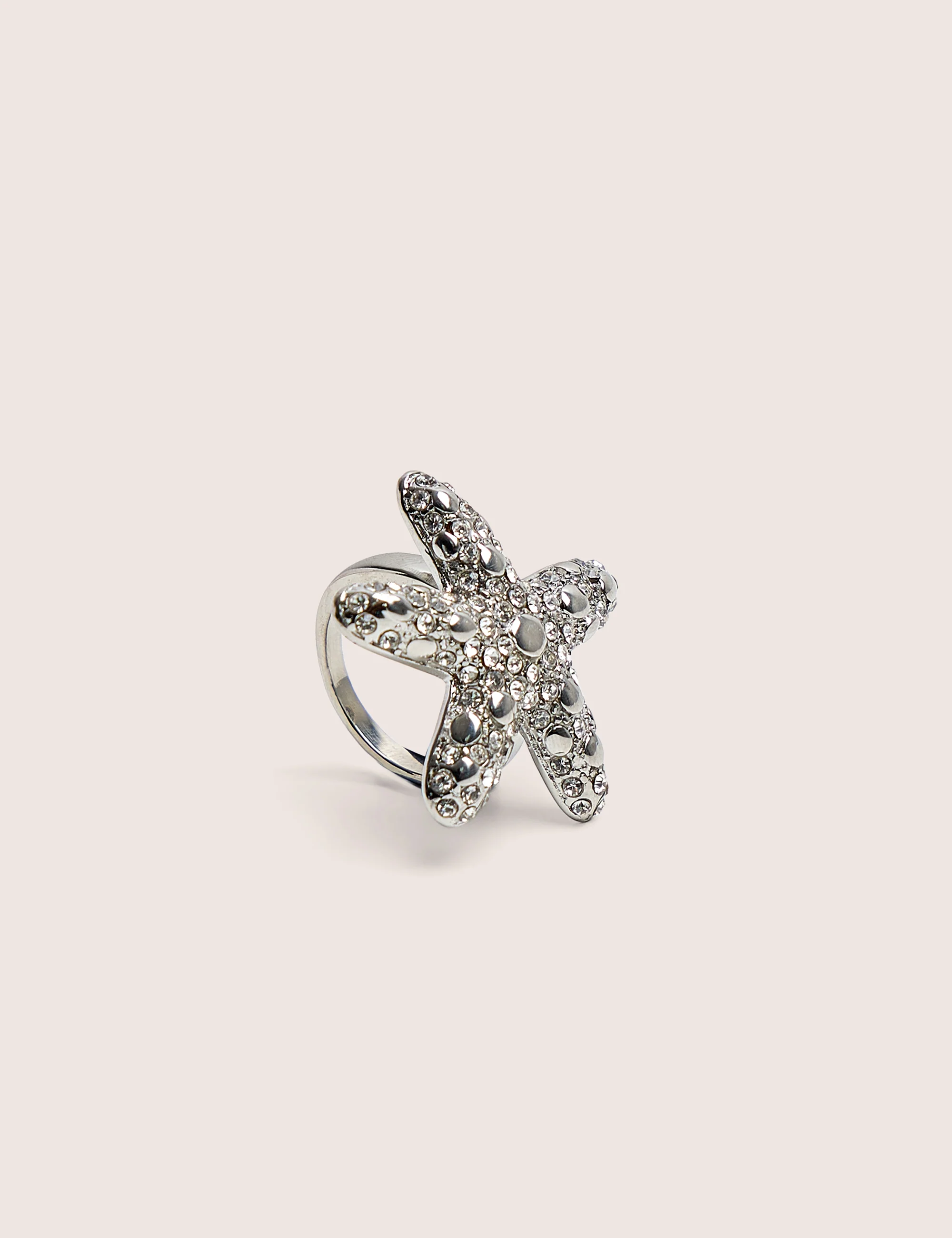 Diamante Starfish Ring in Silver - Image 2