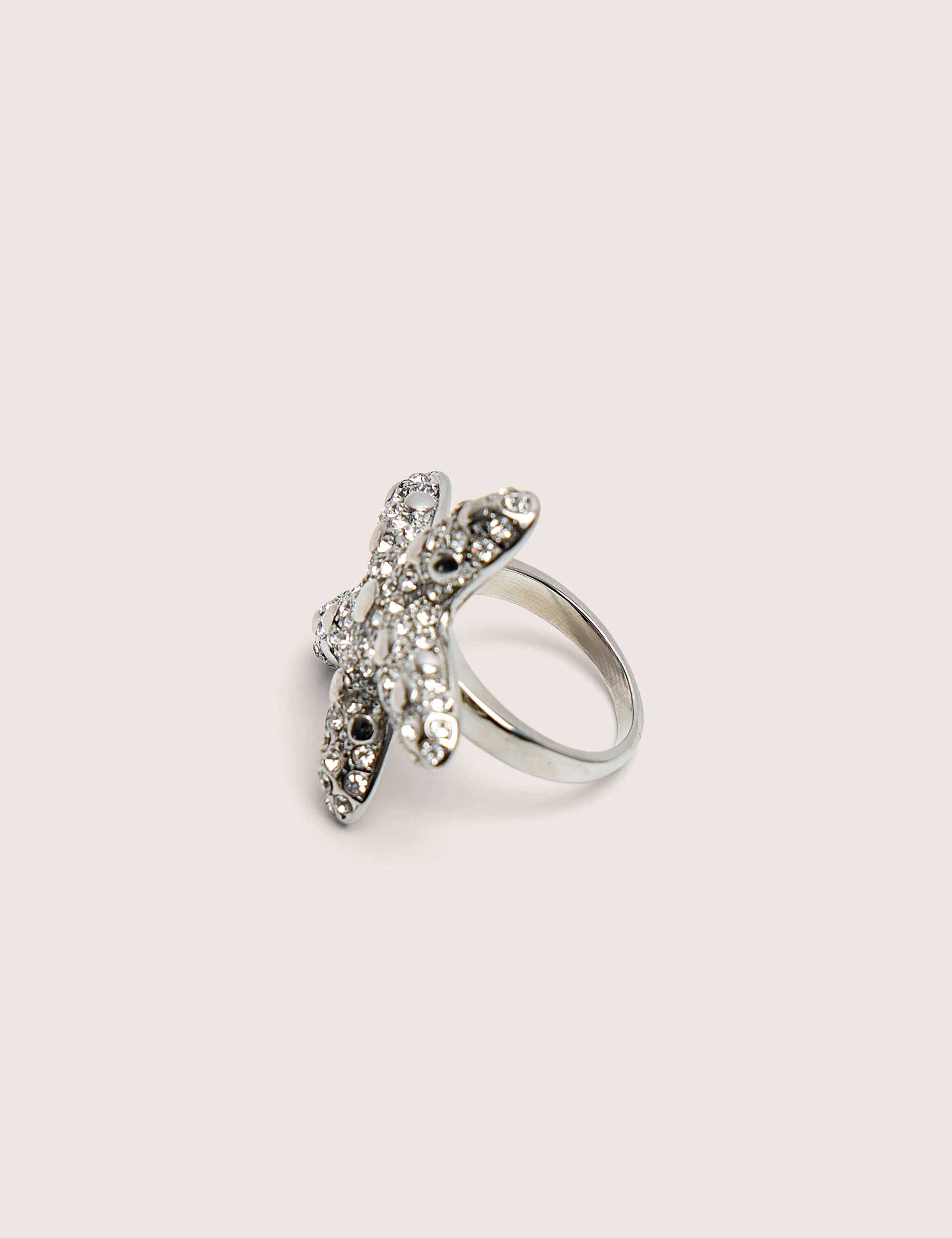 Diamante Starfish Ring in Silver - Image 3