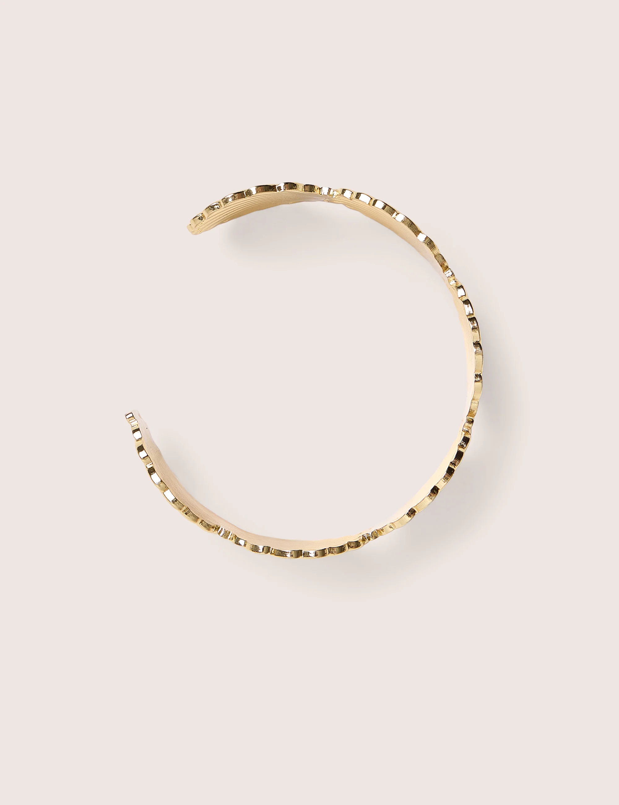 Public Desire Layered Shell Cuff in Gold - Image 3