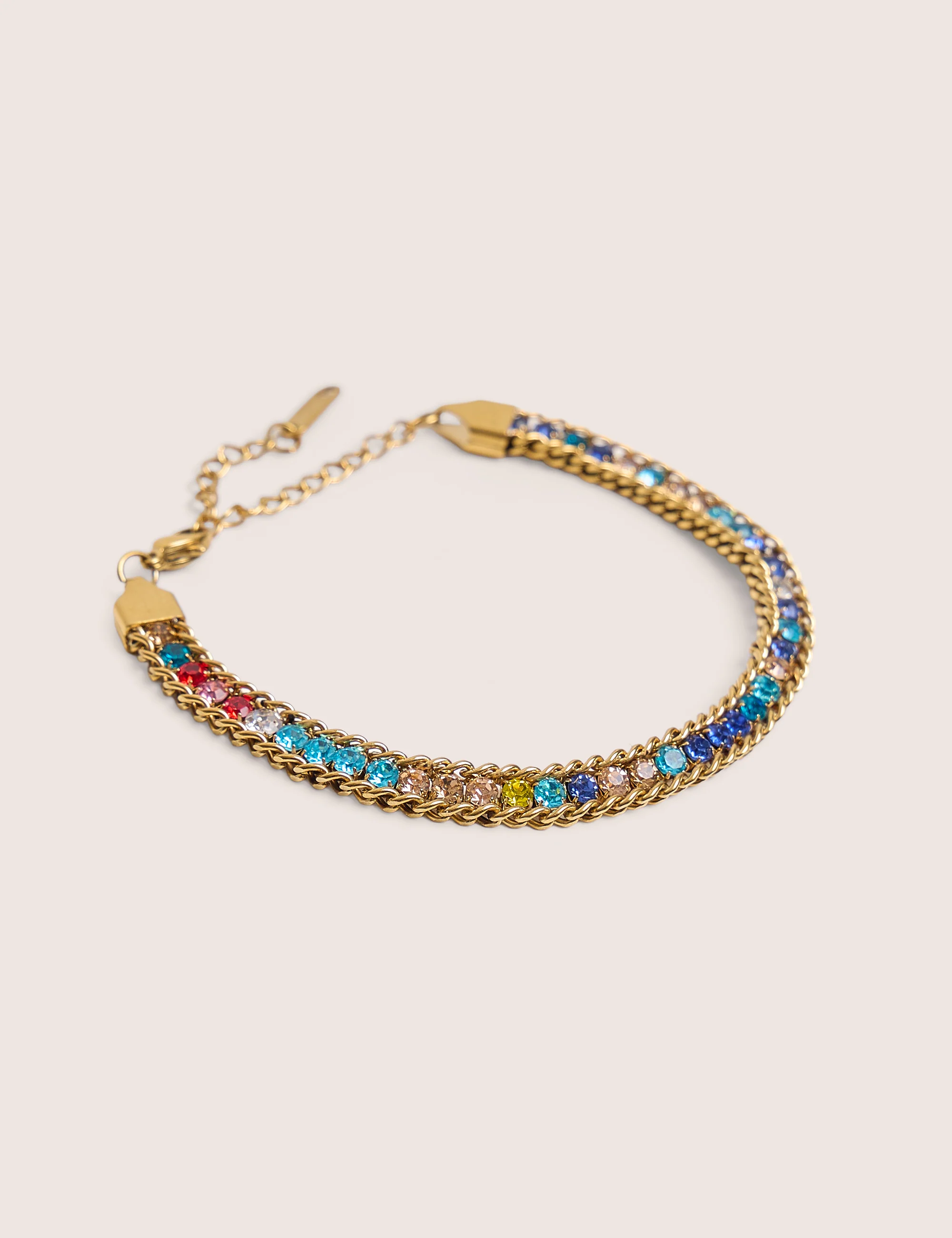 Multi Coloured Diamante Bracelet - Image 3