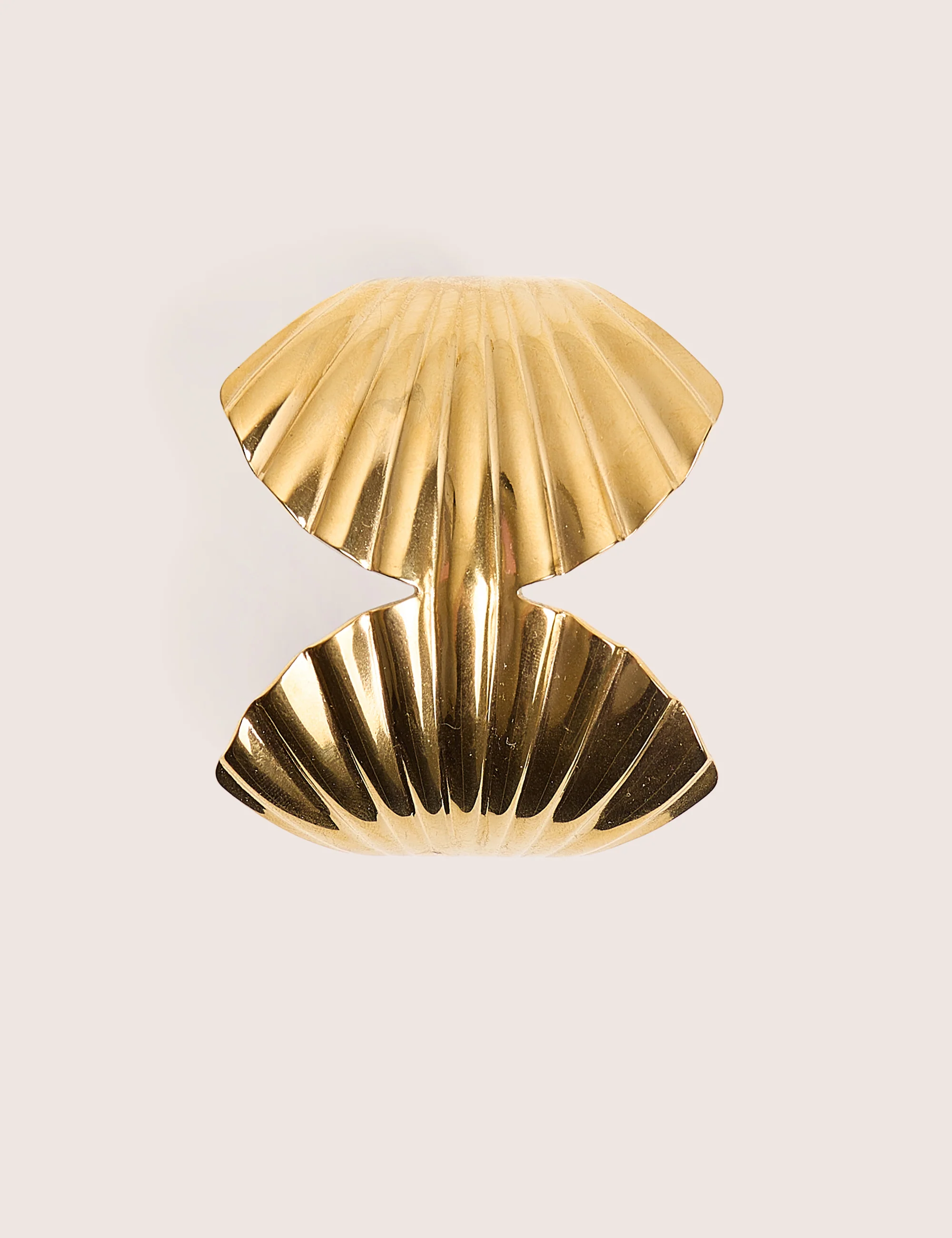 Public Desire Shell Adjustable Cuff in Gold