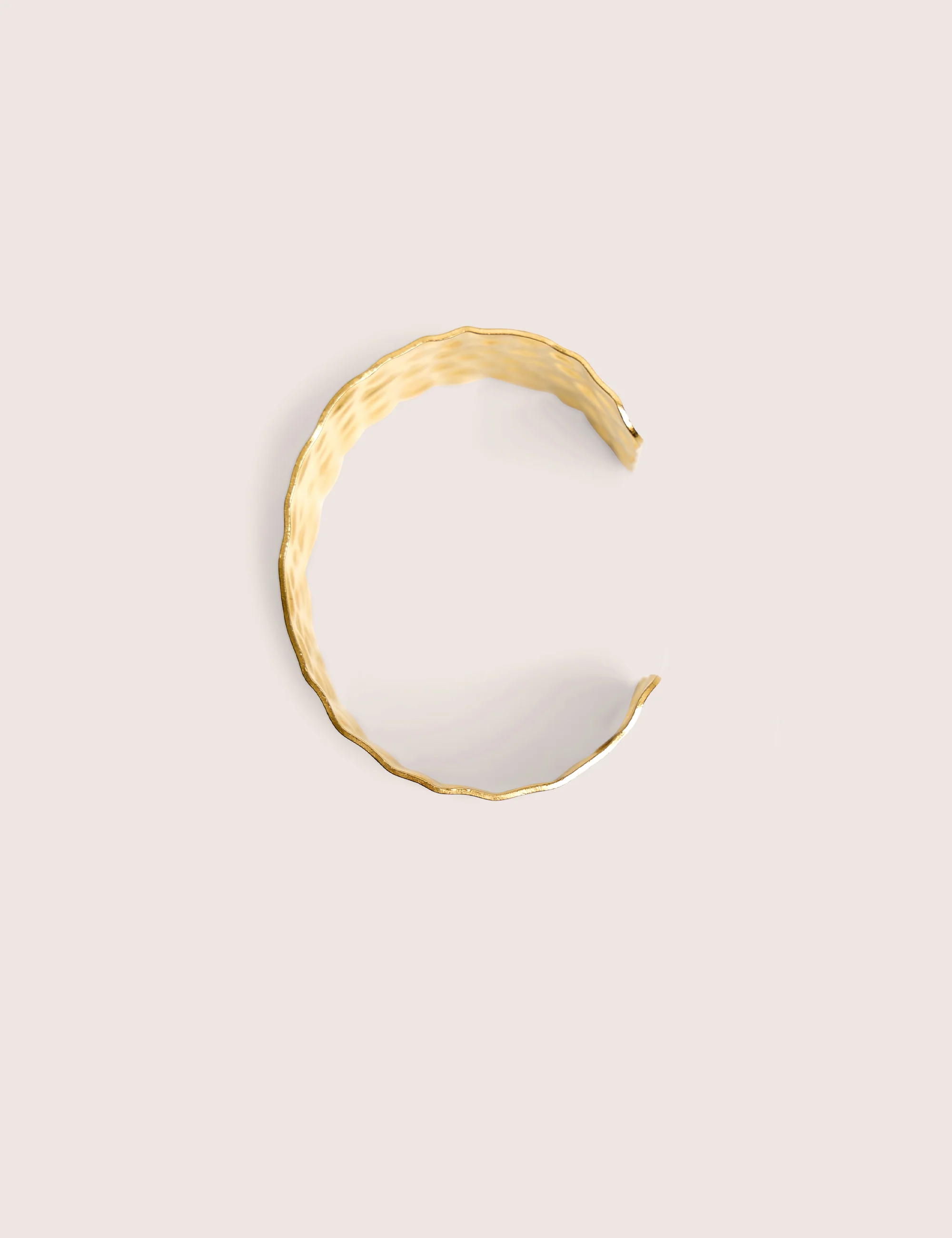 Textured Gold Plated Cuff - Image 3